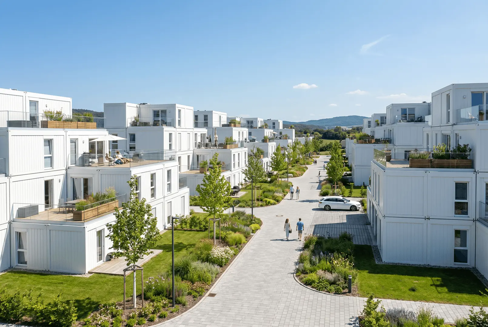 Wohnquartier – Rendering